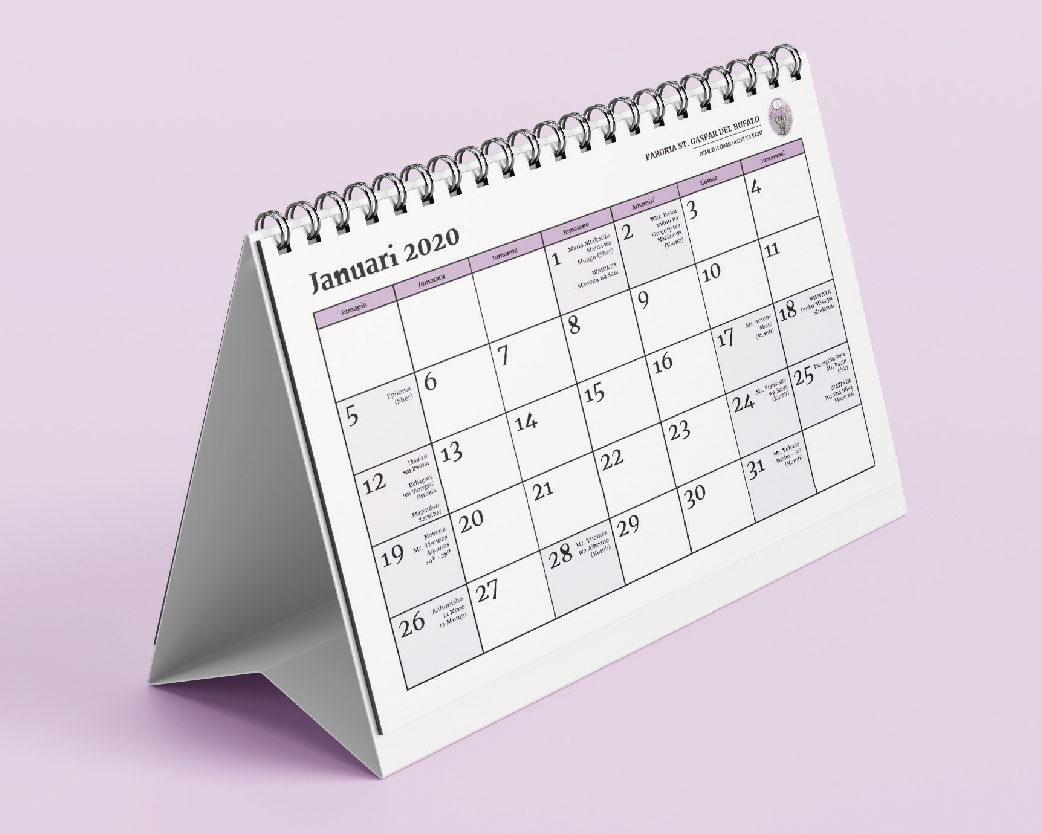 Desk calendar